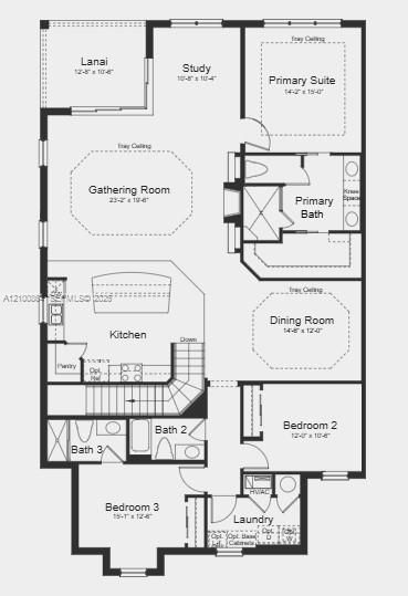 Additional Highlights Include: impact windows and doors, vaulted ceiling with ample natural lighting, solid surface counters, upgraded cabinets and laminate flooring.