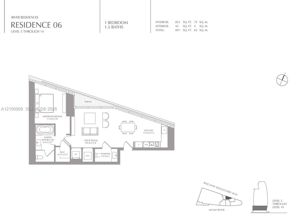 For Sale: $899,000 (1 beds, 1 baths, 760 Square Feet)
