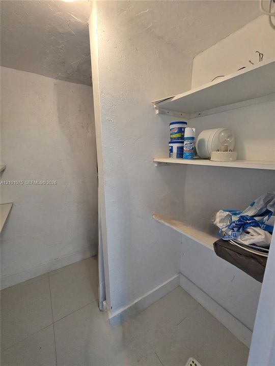 Additional closet/storage space