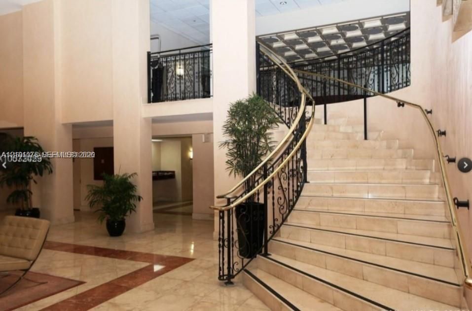 Stairs to level and pool level