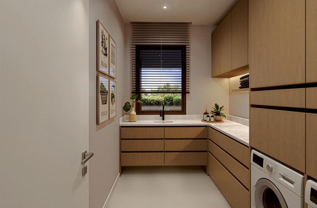 Laundry Room Rendering