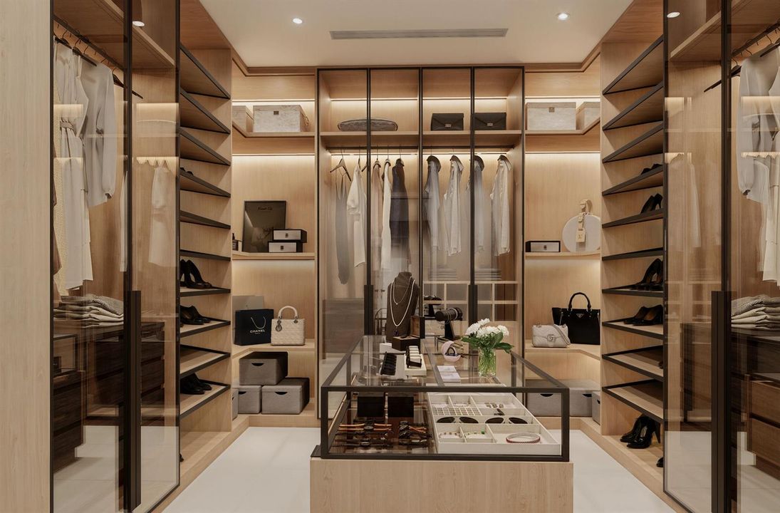 Primary Bedroom Closet Rendering