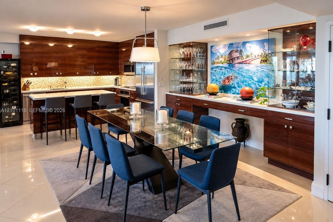 Entry showing open space unfurnished beautiful lighting