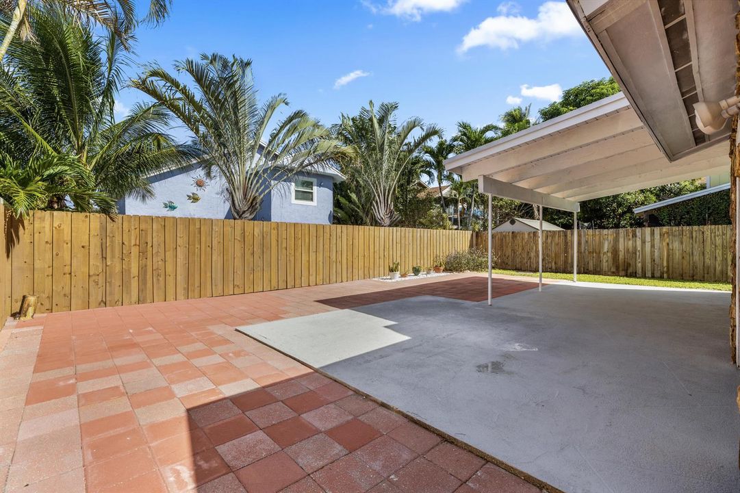 Fully Fenced Backyard