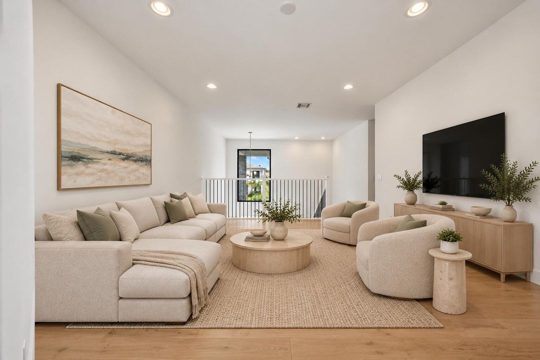 Neutral Modern Loft Lounge