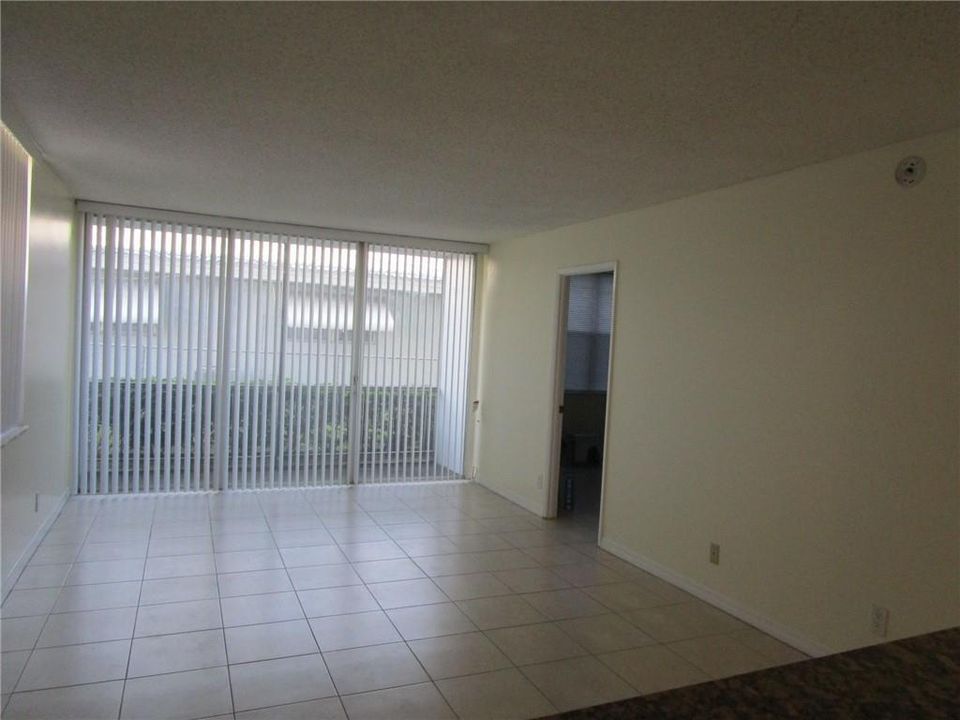 Huge living room is tiled