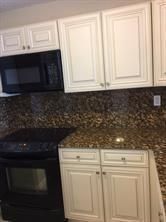 Wood cabinets