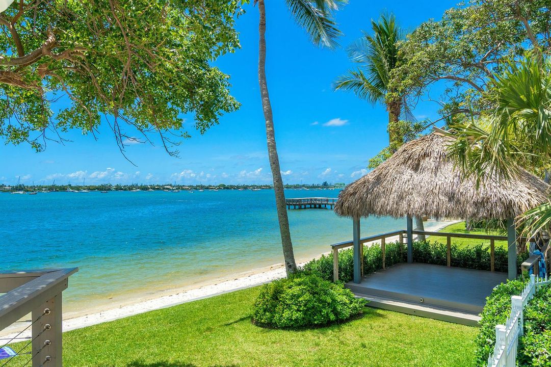 Private beach