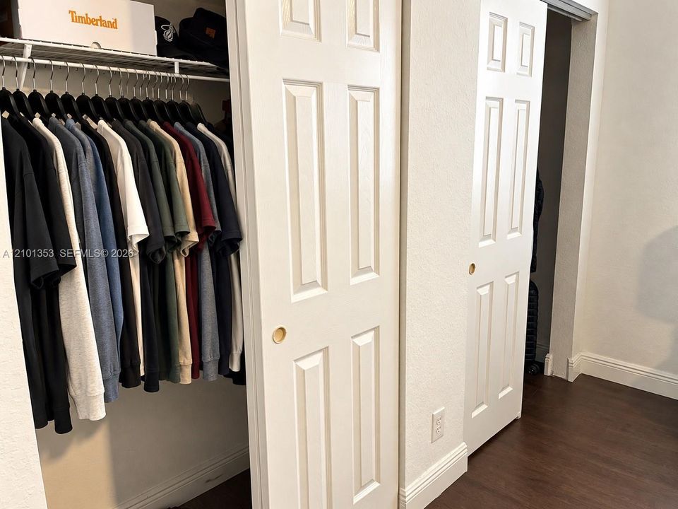 Master bedroom closet 1