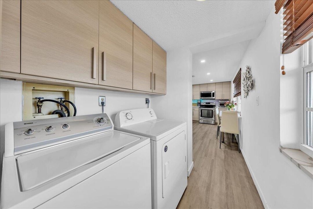 Side by Side Full Size Washer and Dryer