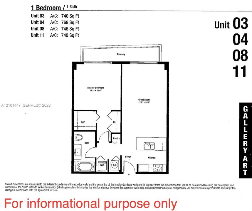 For Sale: $397,000 (1 beds, 1 baths, 692 Square Feet)