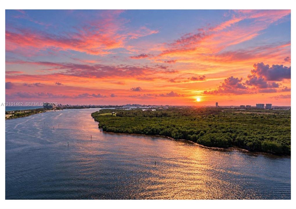 True sunsets from balcony!