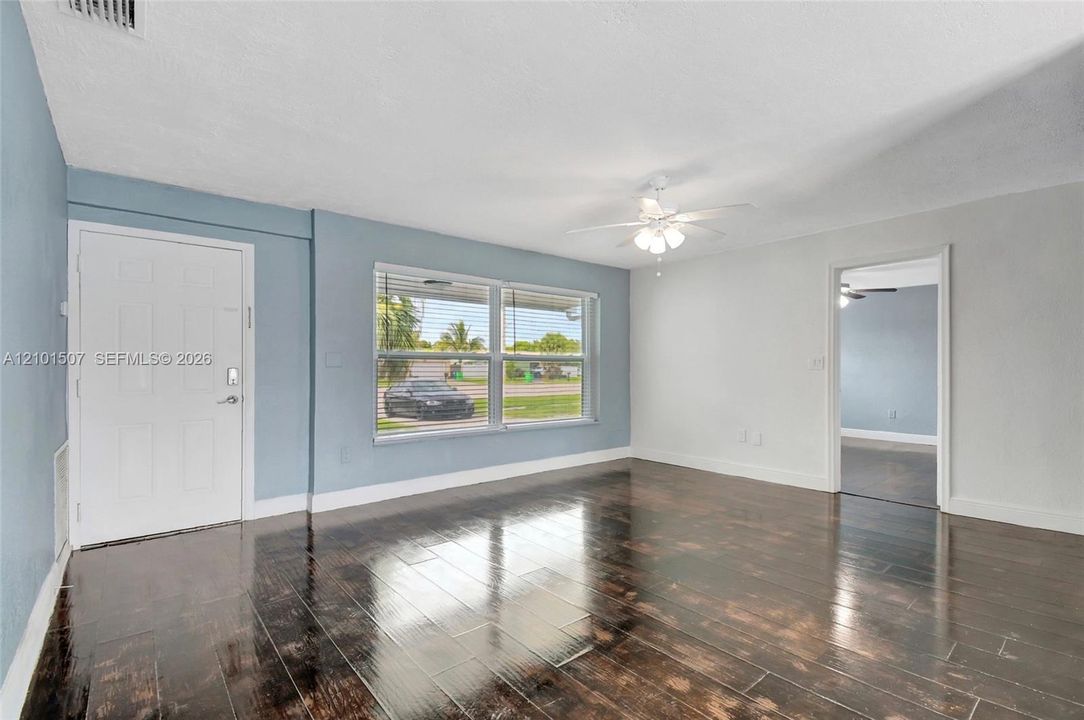 Living room - front window view