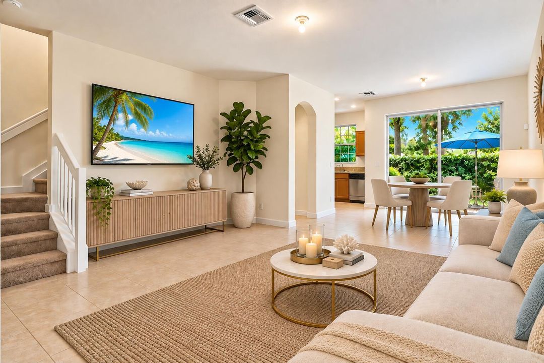 STAGED living roomm
