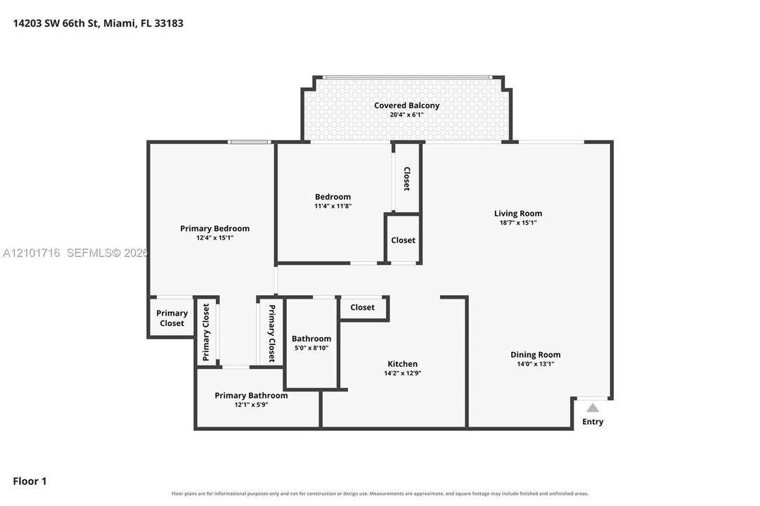 For Sale: $330,000 (2 beds, 2 baths, 1200 Square Feet)