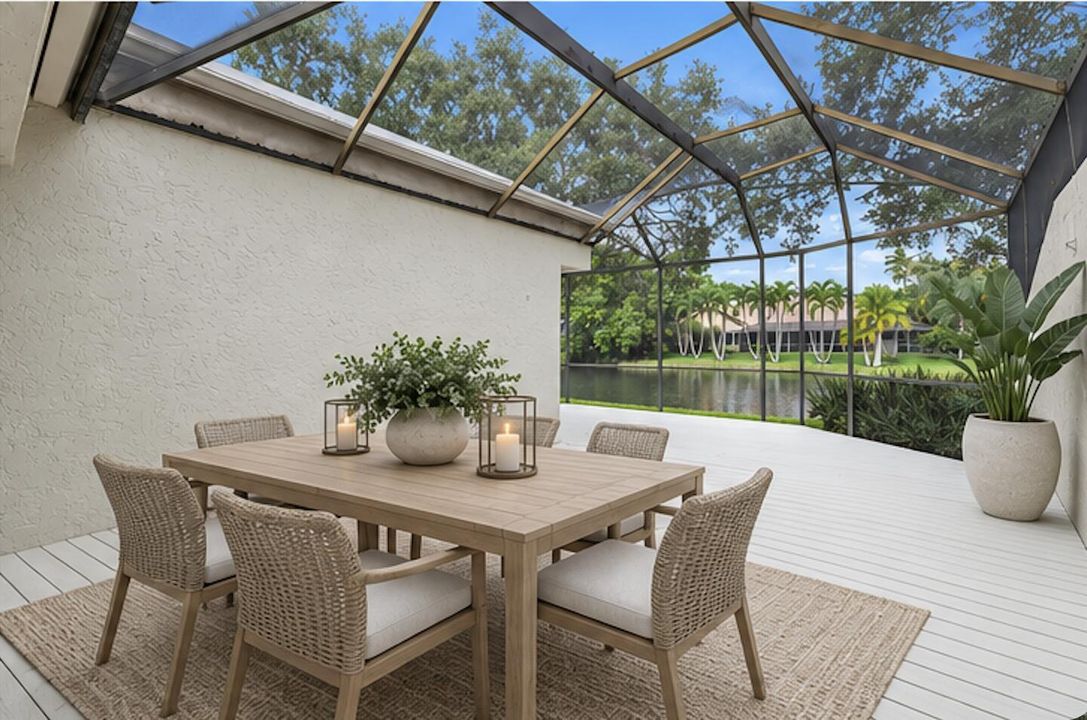 Patio Staged