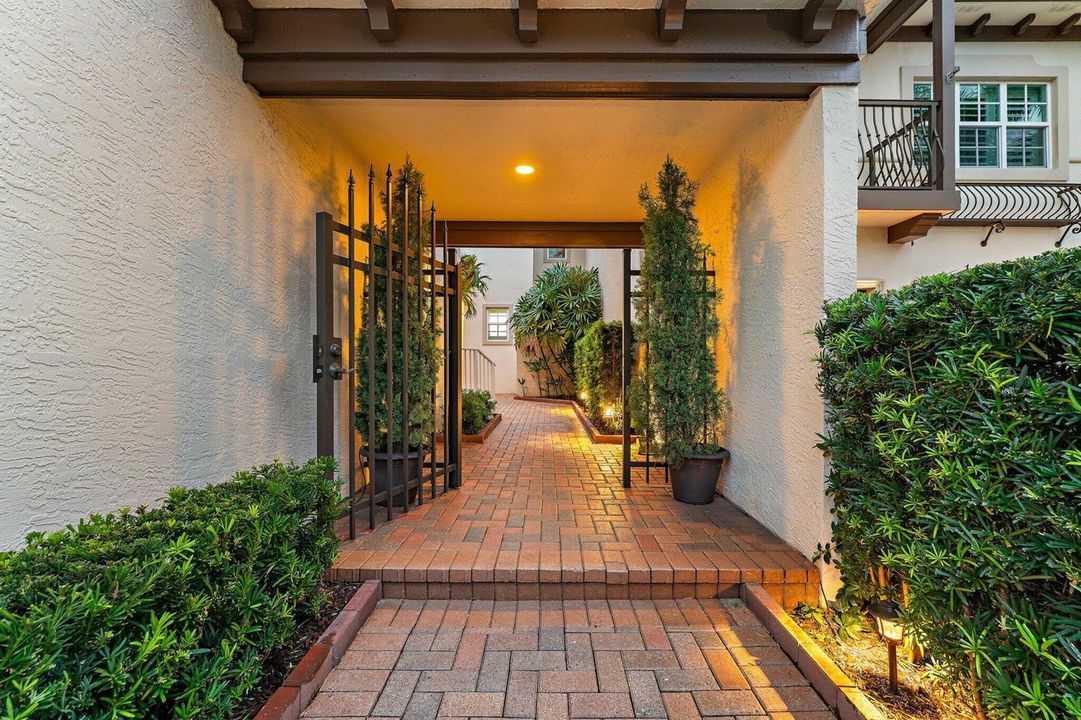 Entry to Private Courtyard