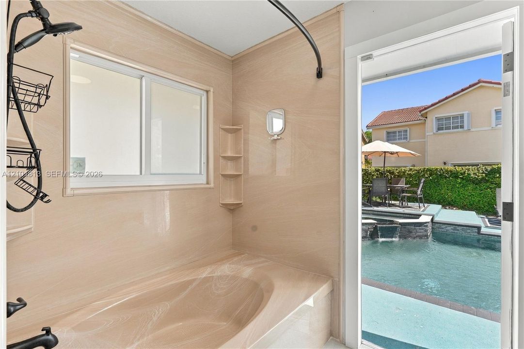 MASTER BATHROOM & CABANA BATHROOM