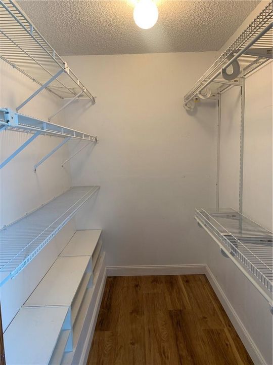 Master walk in closet