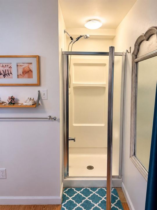 Separate shower