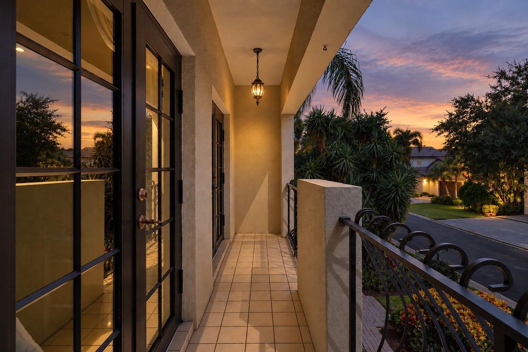 balcony twilight