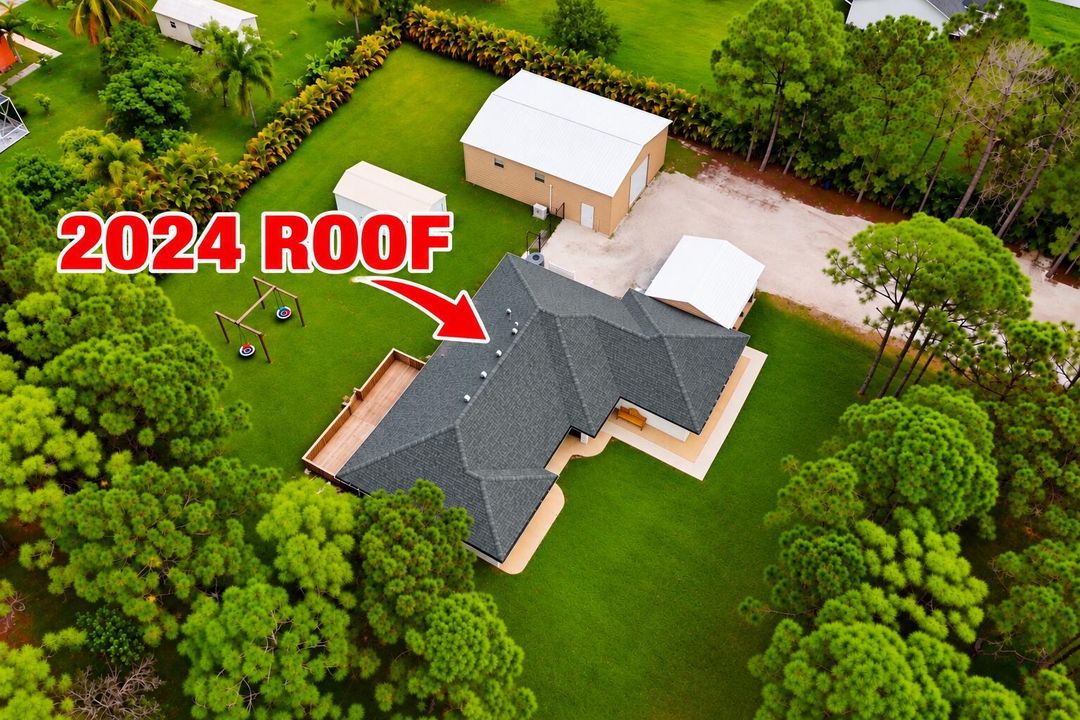 Vivid Aerial Property with 2024 Roof