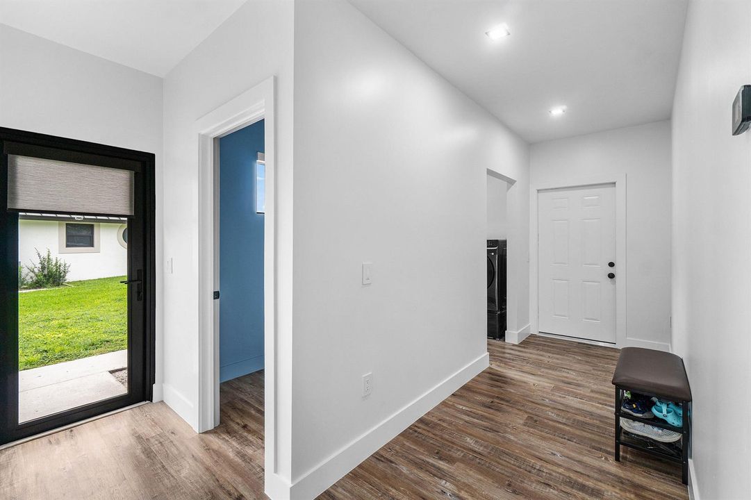 Hall to laundry/garage