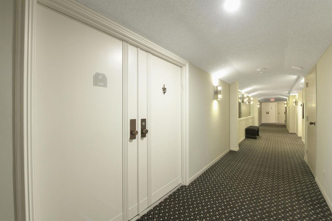 CORRIDOR W/ DOUBLE DOOR ENTRANCE