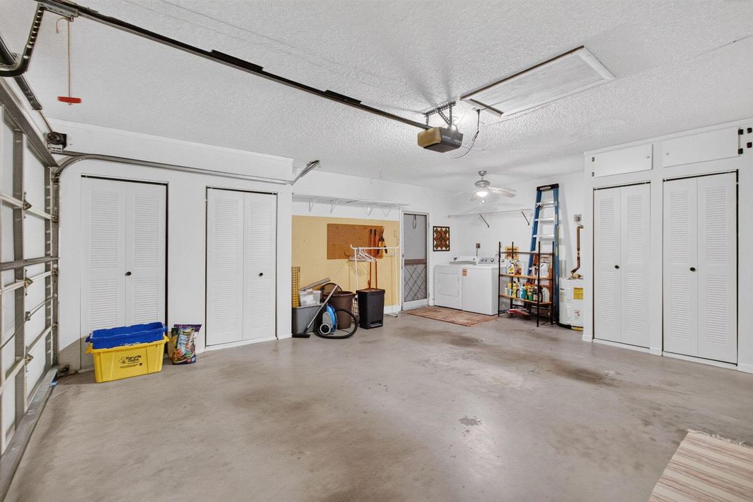 Laundry in 2 Car garage