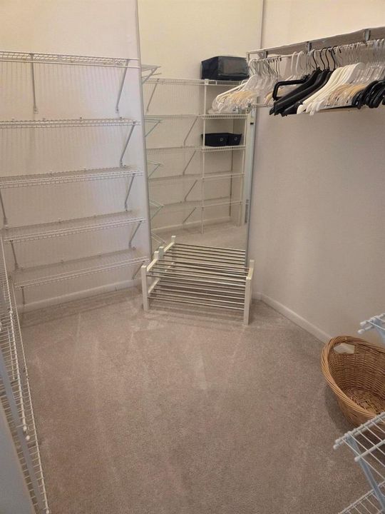 Master bedroom closet