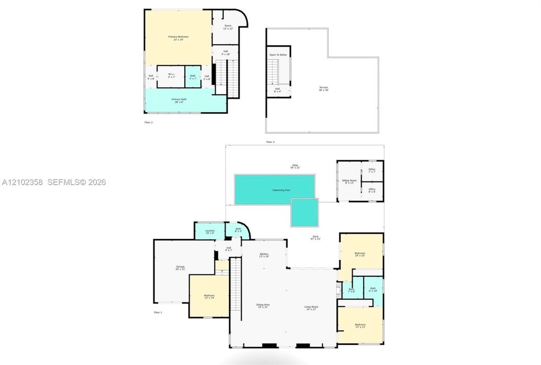 En Venta: $4,695,000 (4 camas, 4 baños, 3304 Pies cuadrados)