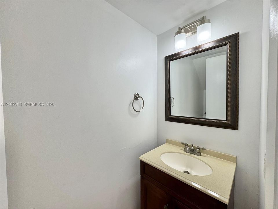 Half bathroom downstairs (first floor)