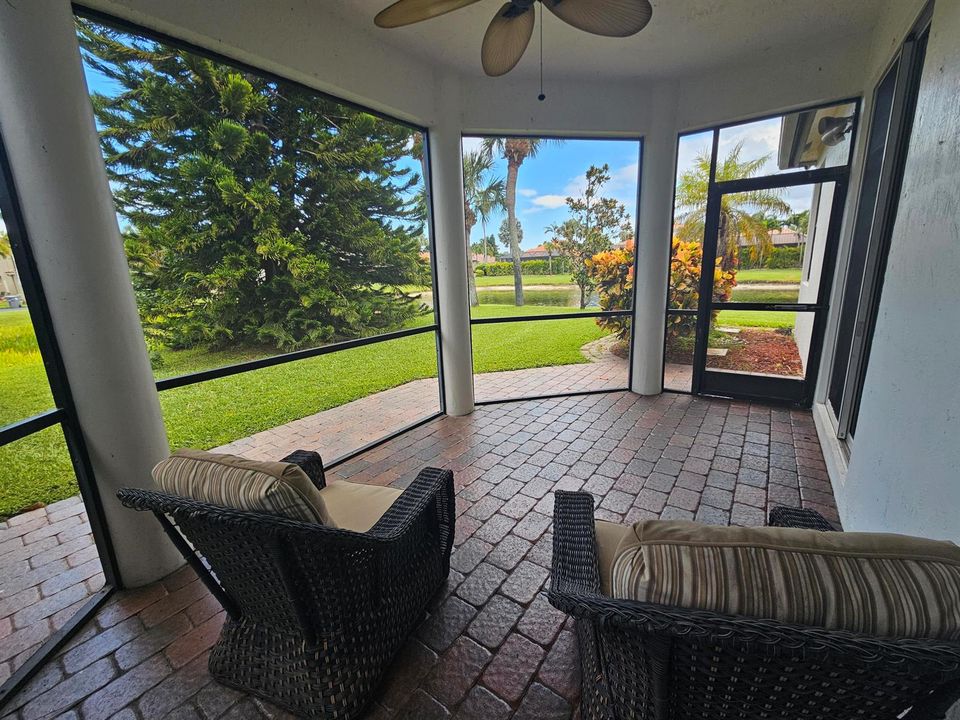 Back Patio Facing lake