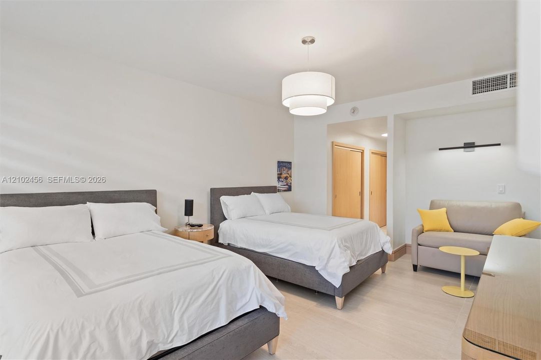 Brand new guest rooms featuring the new design