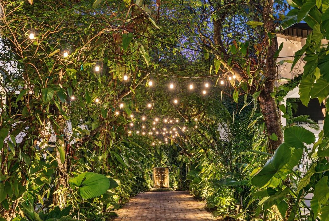 Luxury Tropical Twilight Garden