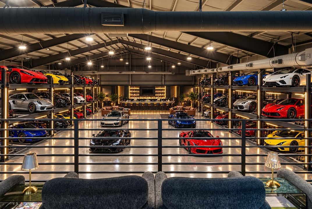 Luxury Multi-Level Exotic Car Showroom