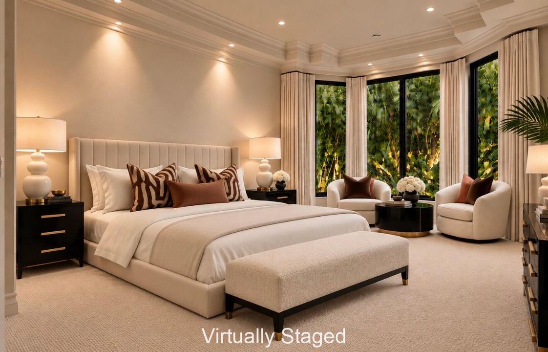 Primary Suite STAGED