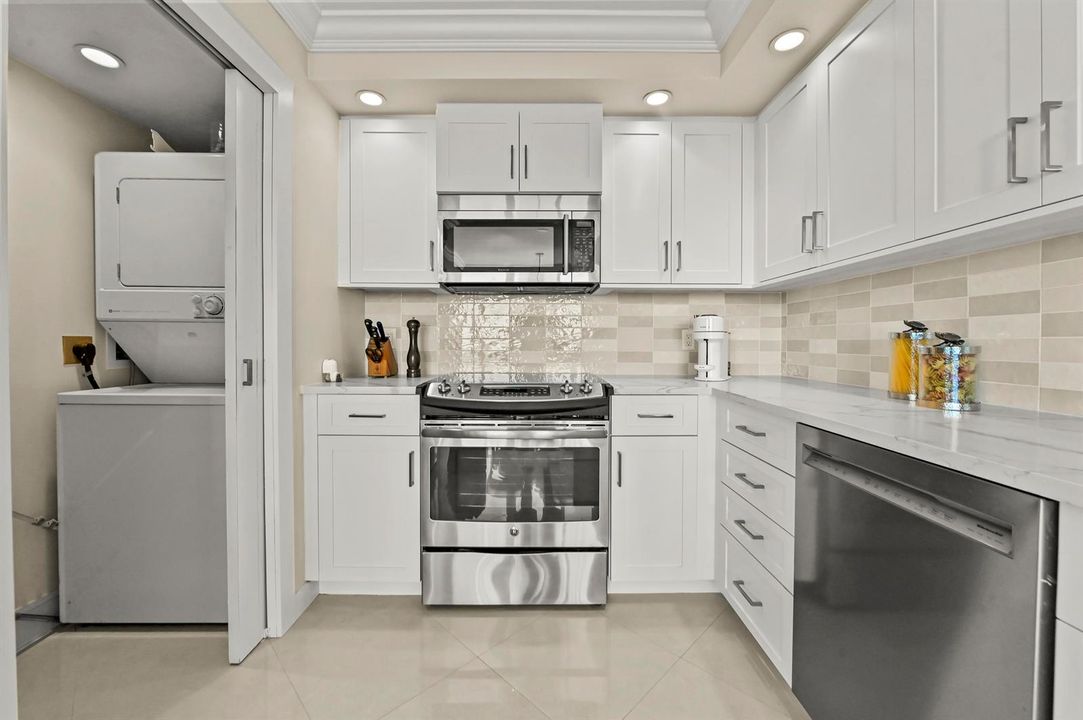 Kitchen with Laundry Room
