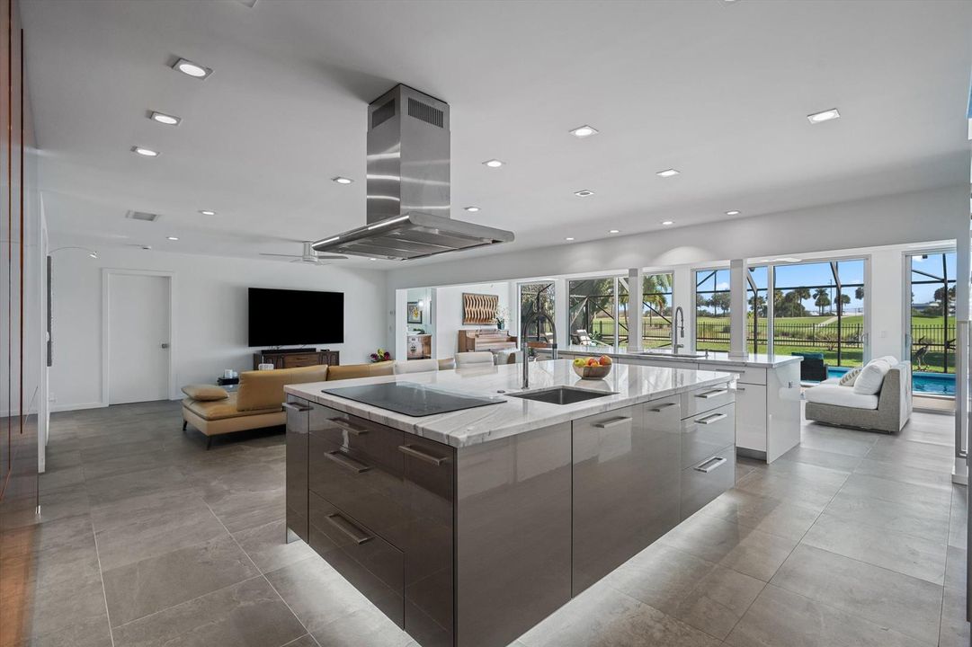 kitchen with view