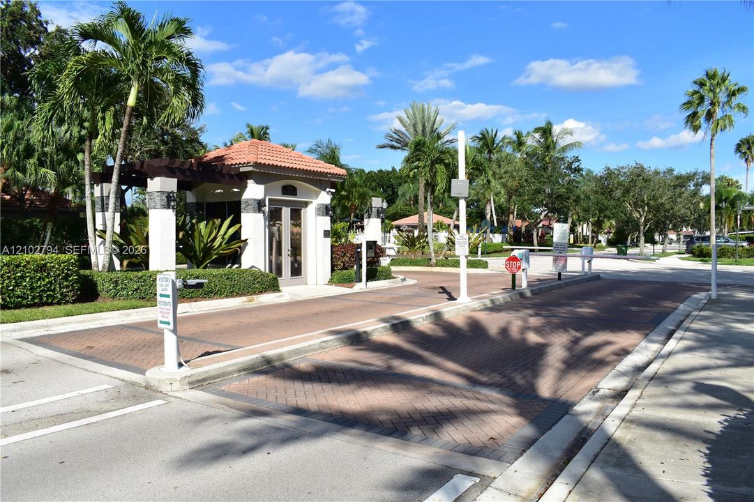 Gated entrance