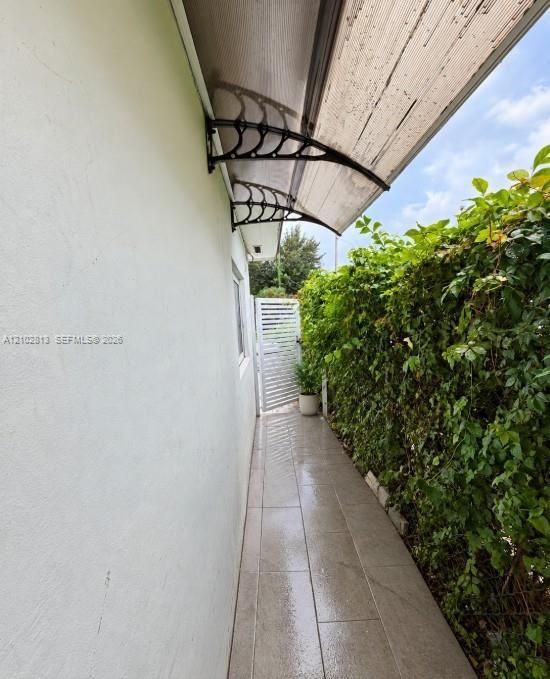 Private entrance