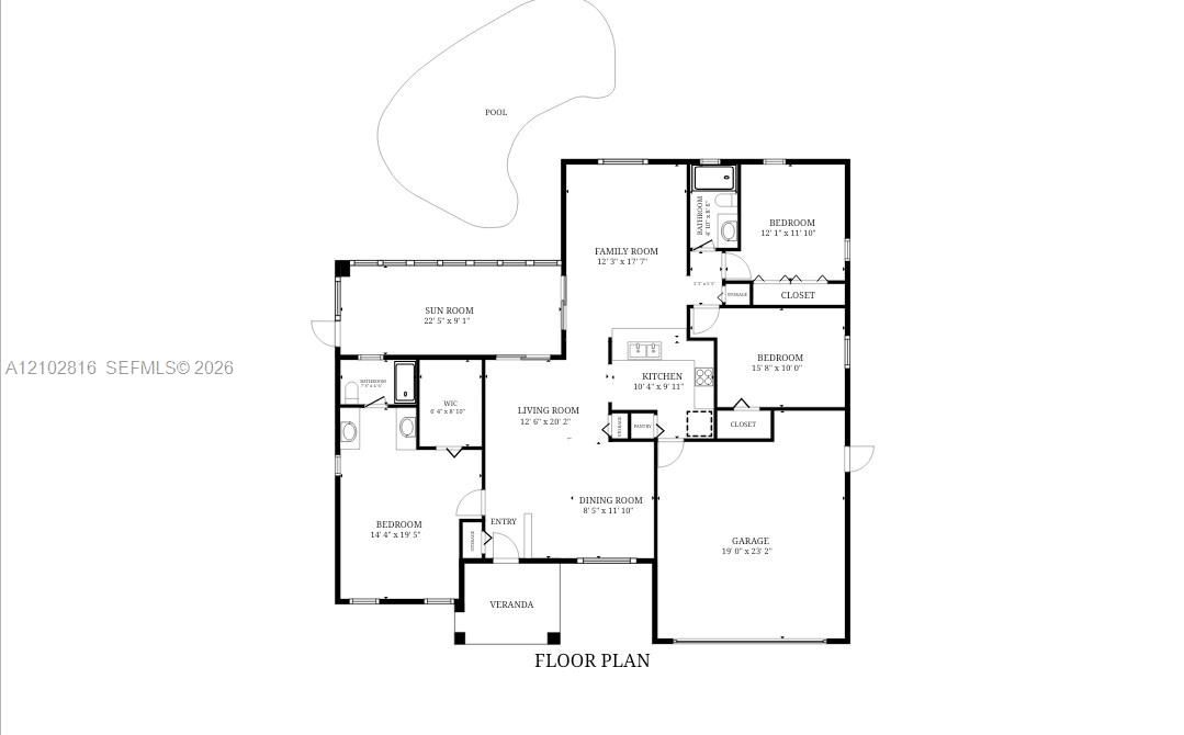 На продажу: $669,000 (3 спален, 2 ванн, 1541 Квадратных фут)