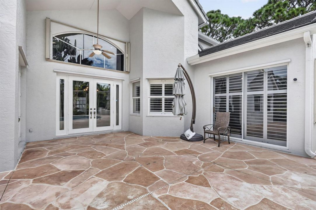 Patio backyard