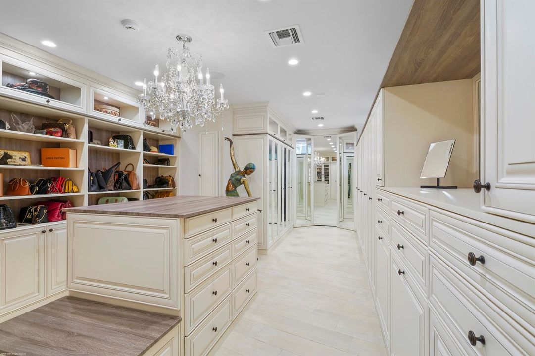 Her dressing room