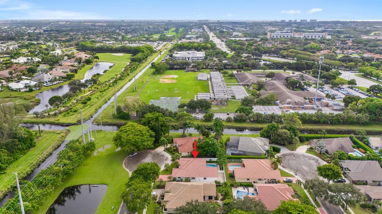 Aerial Neighborhood View