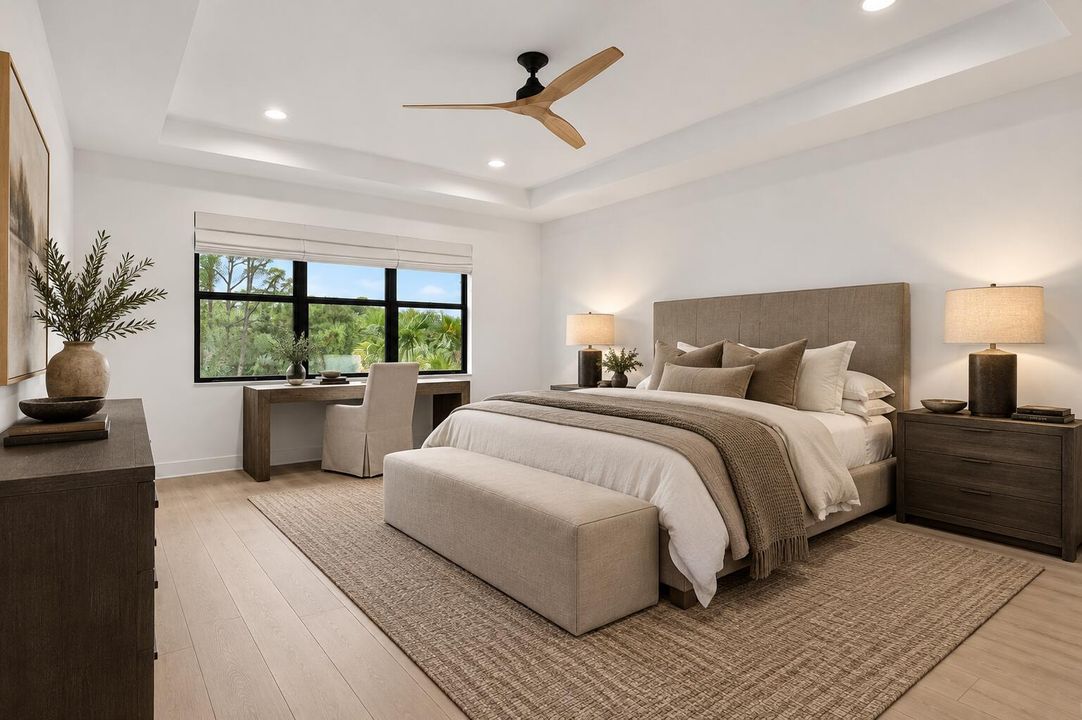Warm Neutral Modern Bedroom Retreat
