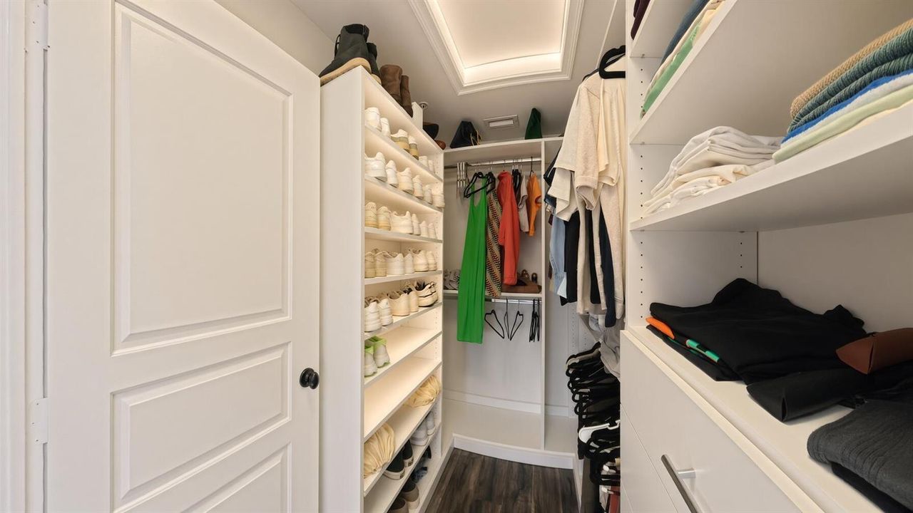 Master closet