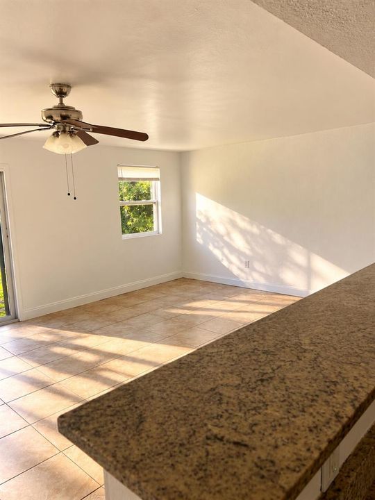 Sunlit Empty Modern Living Space