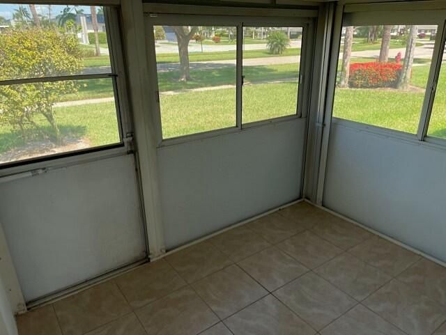 Enclosed patio