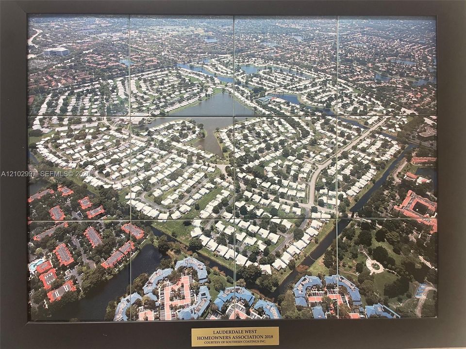 AERIAL VIEW OF LAUDERDALE WEST